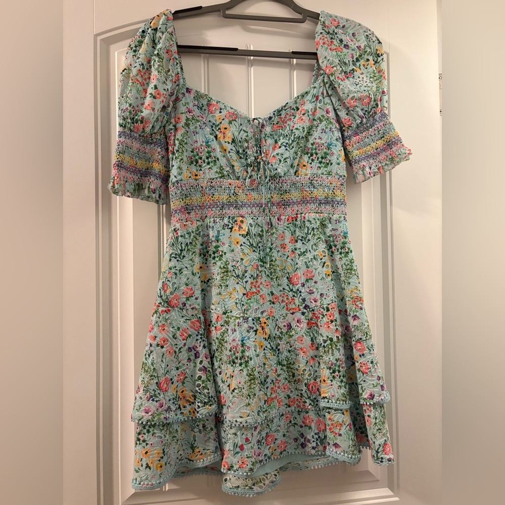 Alice + Olivia Crawford Sweetheart puff Dress